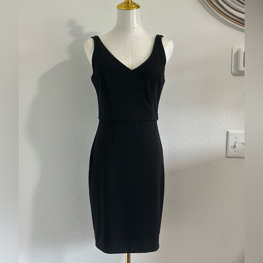 Elegant Black Sleeveless Dress
